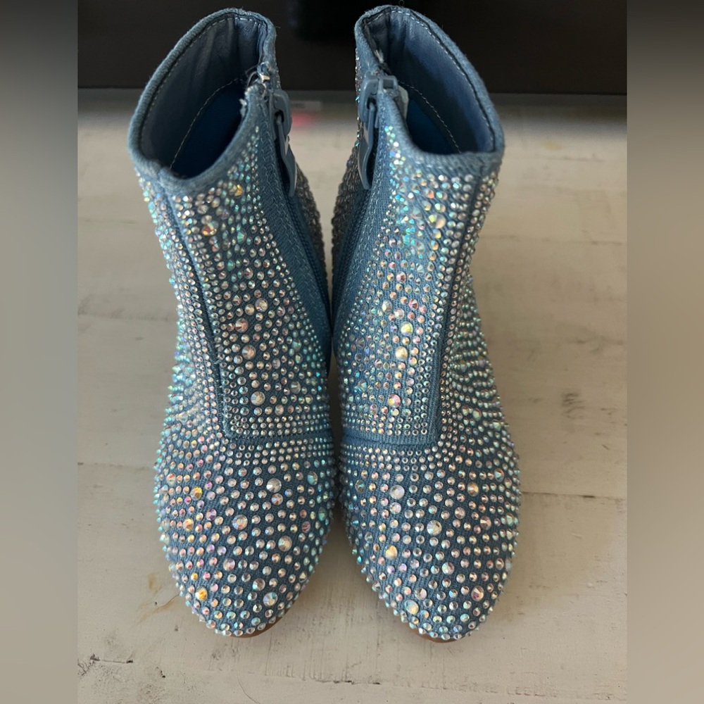 Link Sparkling Rhinestone Kids Boots